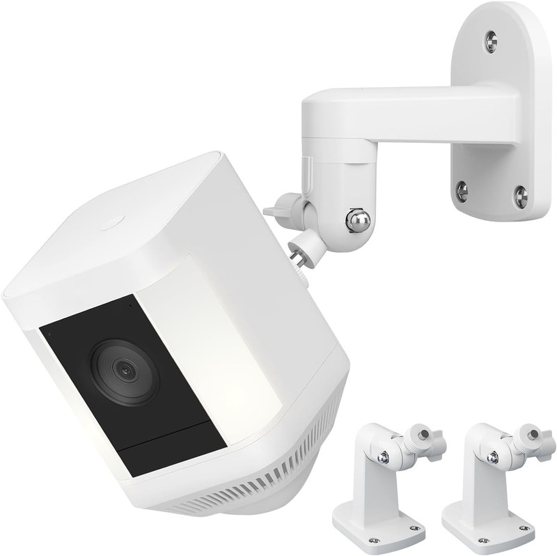 2 Pack Adjustable Wall Mount for Ring Spotlight Cam Battery/Cam white