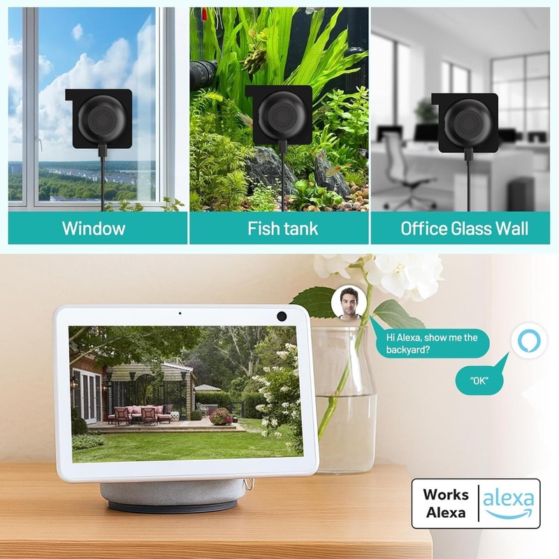 Smart 2K Indoor Window Camera: Color Night Vision, Motion Alerts & Easy Setup gallery