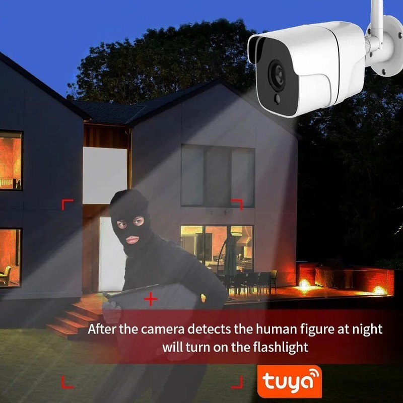 Tuya 5G Wifi Camera Outdoor 5MP Home Security Camera Motion Detect Surveillance gallery