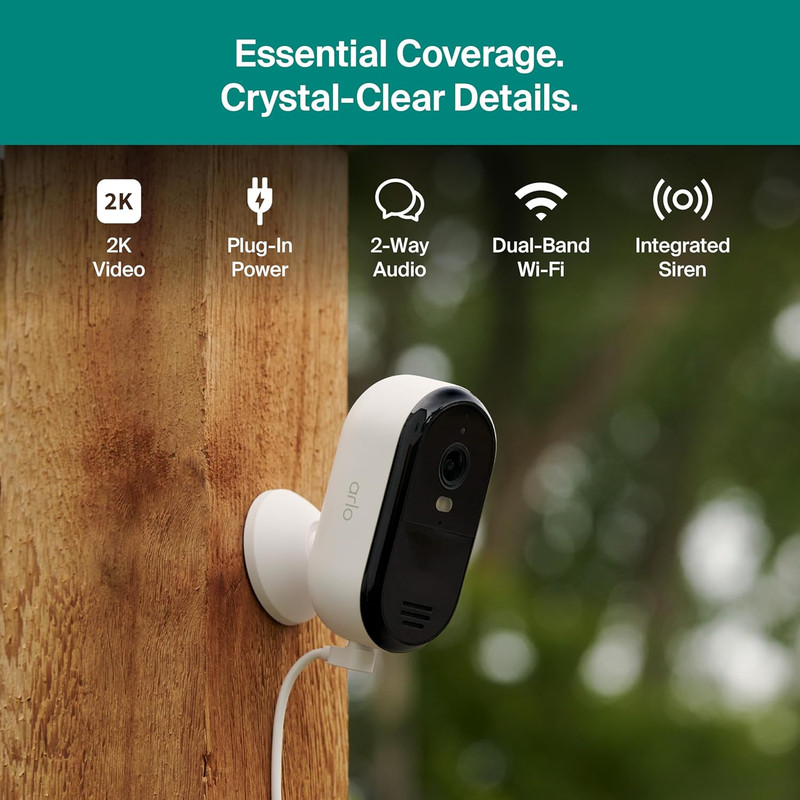 2K Essential Security Camera (2025) + 6-Month Secure Plus Plan - 2 Pack gallery