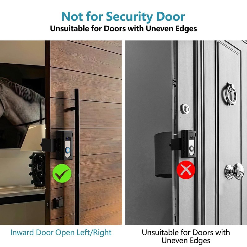 2024 Upgrade Anti-Theft Video Doorbell Mount, Not Block Doorbell Motion Senso... gallery