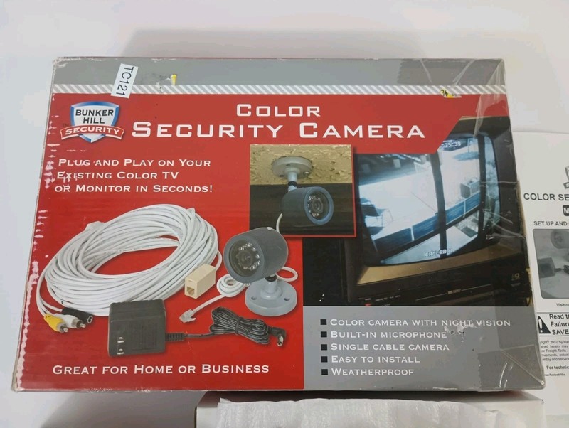 Bunker Hill Security Color Security Camera Model 95914 Open Box Complete gallery