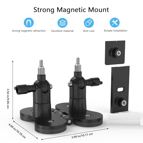 2-in-1 Adjustable Magnetic Mount Compatible with Ring Stick Cam Camera. Blink gallery