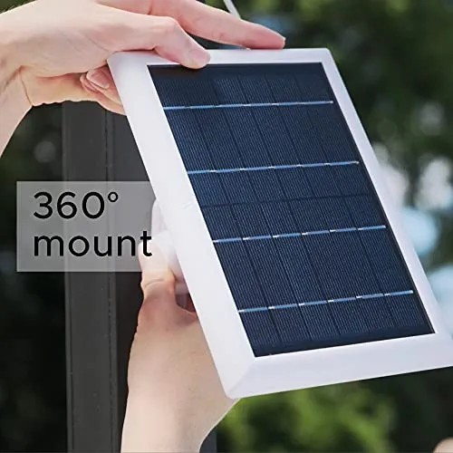 Solar Panel Compatible Wyze Cam Outdoor Continous Charging V2 Power 2 Pack NEW gallery
