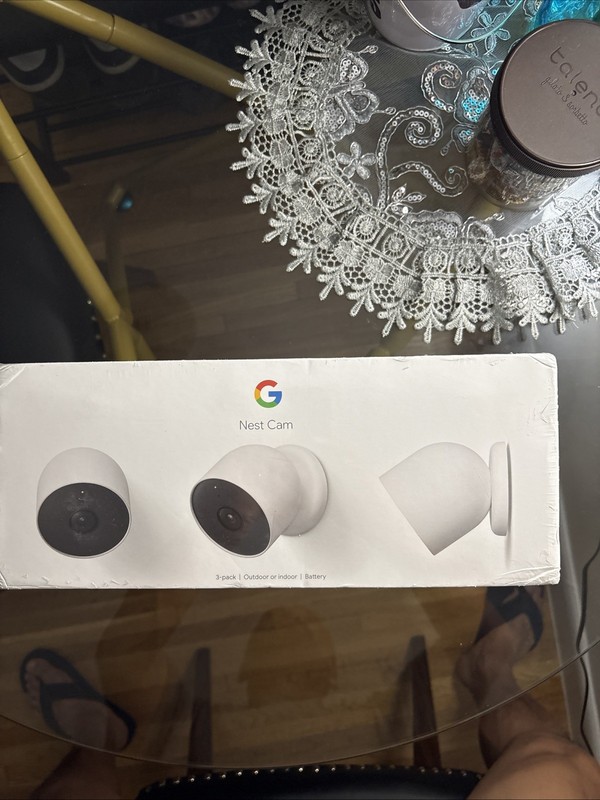 3 Pack Google Nest Cam Battery Outdoor Or Indoor Wireless Security Camera New