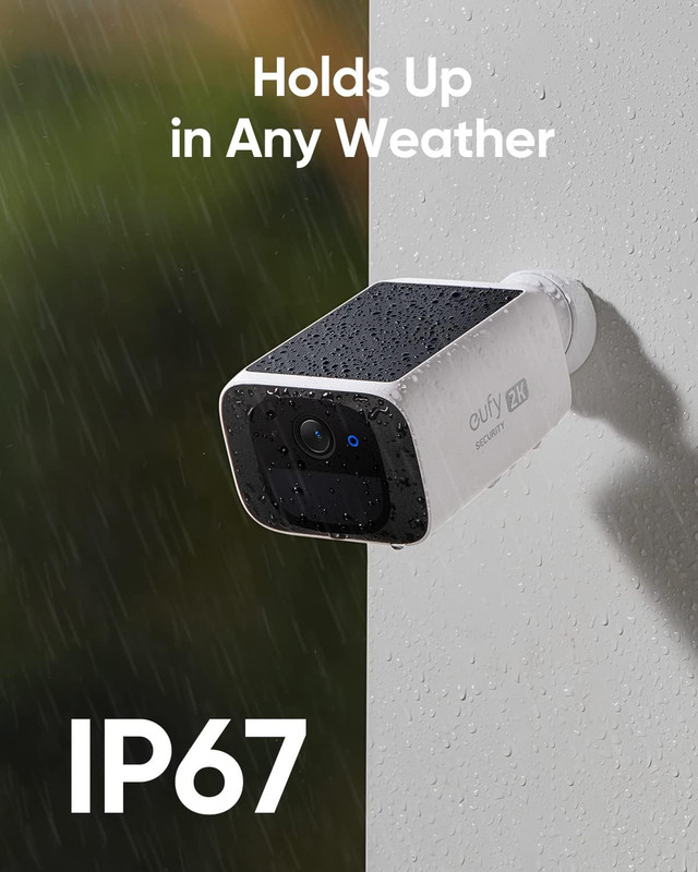 Solocam S220, Solar Security Camera, Wireless Security Camera Outdoor, 2K Resolu gallery