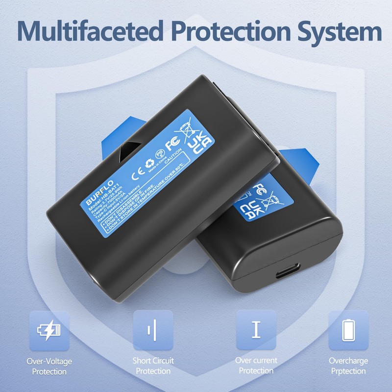 2-Pack Rechargeable Battery for SimpliSafe Wireless Outdoor Security Cameras gallery