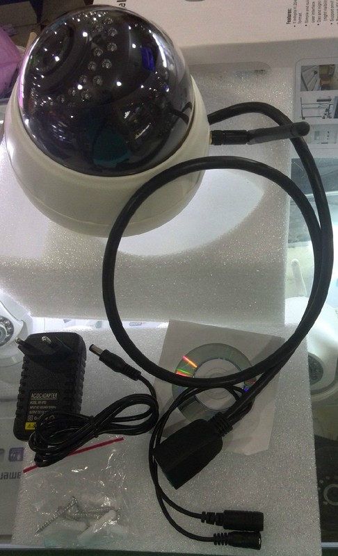 HD 720P MegaPixel Wireless WiFi Dome IP Camera Memory 32G Motion Detect IR 30M gallery