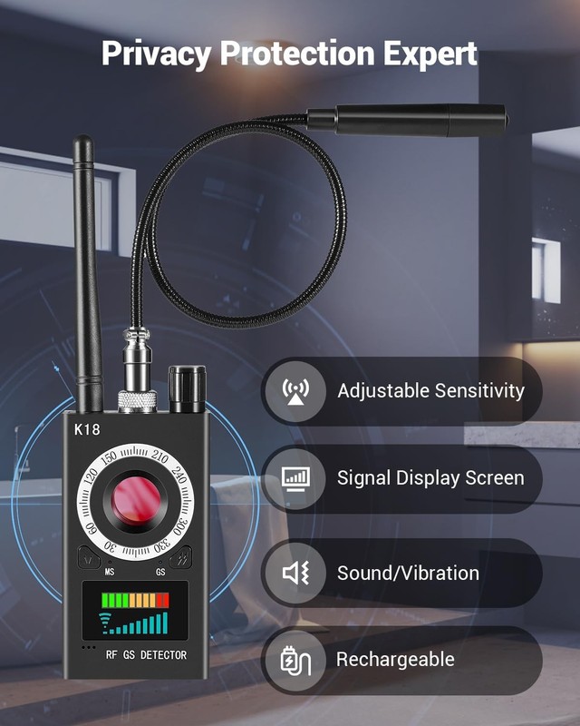 Anti Spy Camera Finder GPS Tracker Detector Hidden Devices Detector gallery