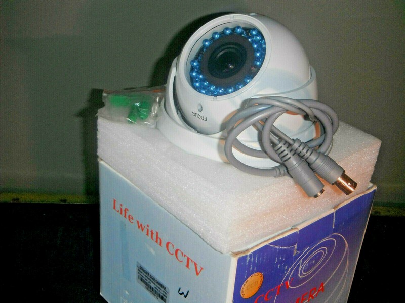 Color Vandal Turret Dome Large Camera 12VDC 3.5mm-8mm Varifocal Lens gallery