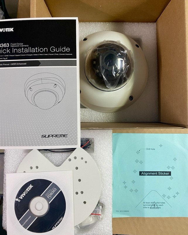 Vivotek Network Dome Camera FD8363 *BRAND NEW IN BOX* gallery