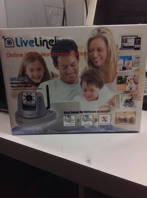 NEW Liveline AVC3110 Monitoring system Wireless Night Vision Pan &Tilt Ip camera