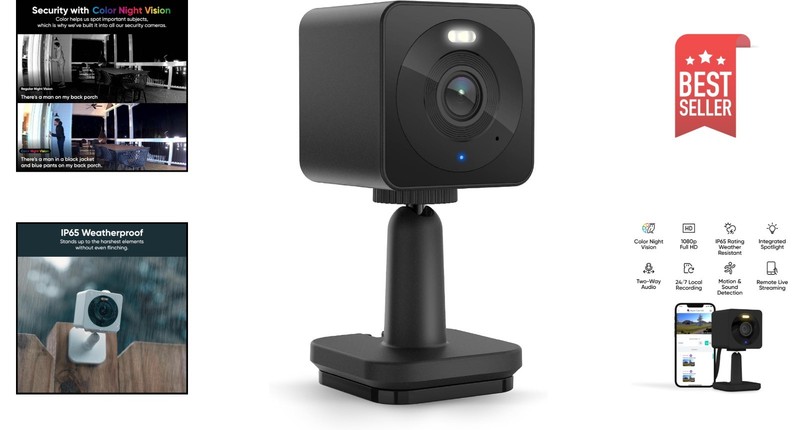Indoor/Outdoor Cam OG Security Camera with Built-in Light and Motion Detection gallery