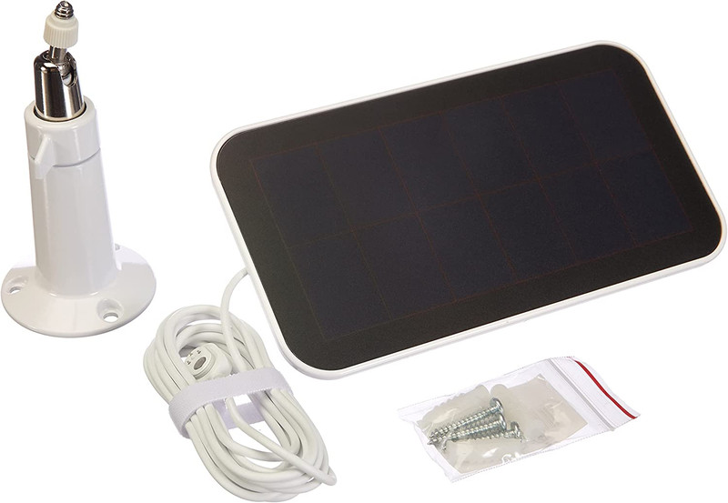 Arlo Solar Panel Charger for Arlo Ultra / Pro 3 Security Cameras - White/Black gallery