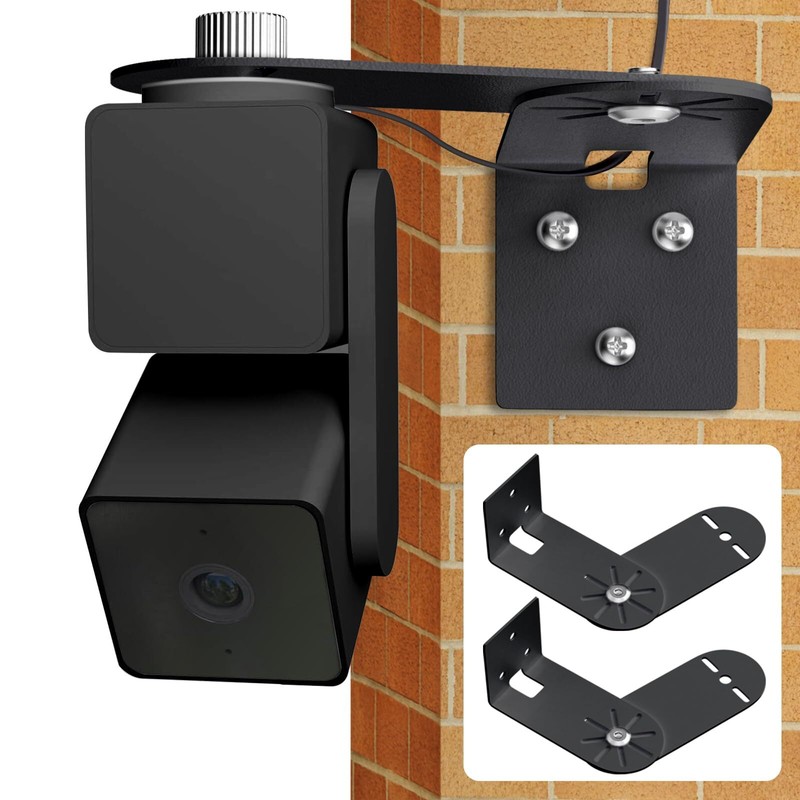2Pack Corner Wall Mount Bracket for Wyze Cam Pan V3/V2 Wyze Cam V4/V3/V2 Max …