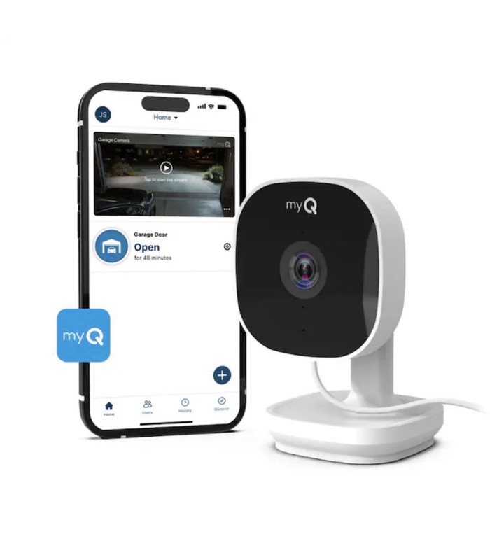 myQ Smart Garage HD Camera – Wifi Enabled – myQ Smartphone Controlled – Two Way