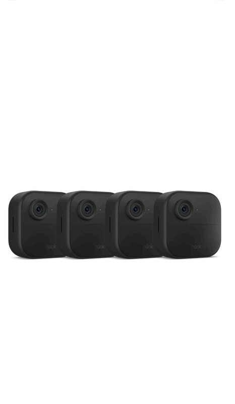 Blink Outdoor 4 (4th Gen) 4 Camera Wireless HD Home Security System Kit
