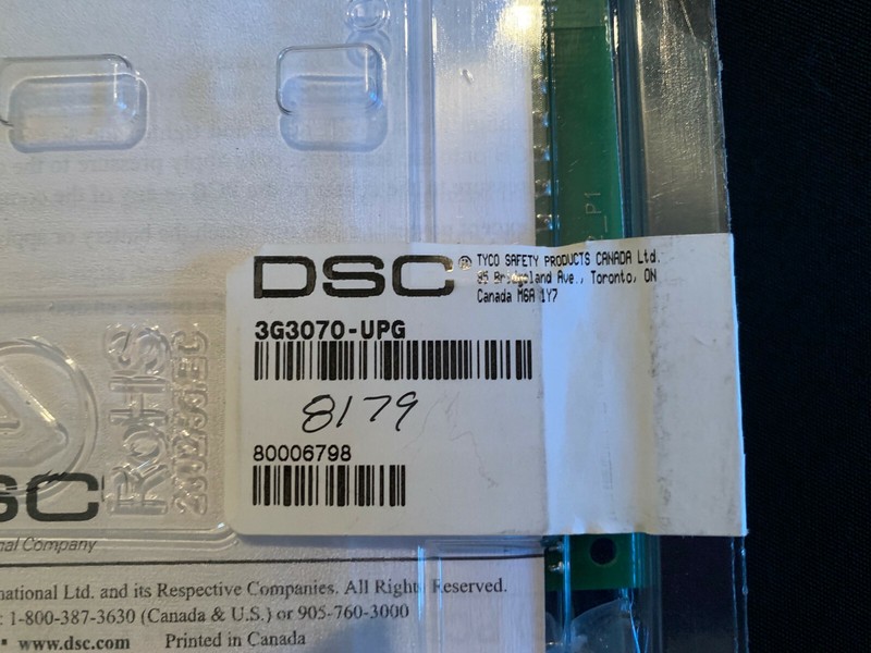 DSC 3G3070-UPG UPGRADE KIT HSPA 3G WIRELESS ALARM COMMUNICATOR gallery