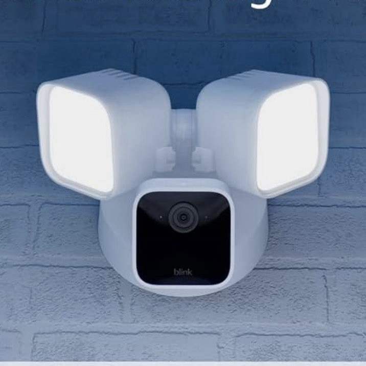 Blink Wired Floodlight Security Camera | New | White