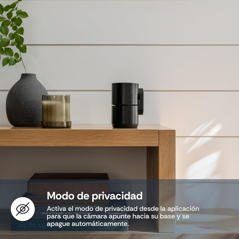 Luna 2K 360° Pan-Tilt Indoor Security Cam Black gallery