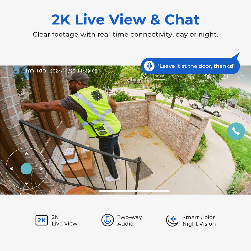 Smart Security System Kit, Outdoor Video Surveillance, Wireless App Control, Flo gallery