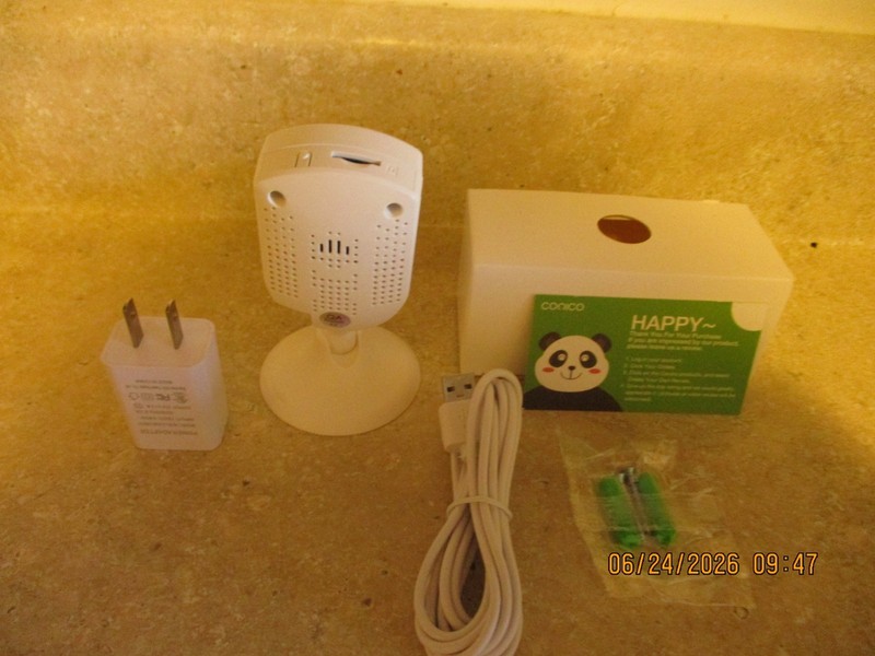Conico Wireless IP Camera Model:813E Motion Detection Sound Detection 1080P gallery