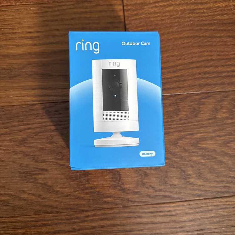 Ring Outdoor Cam (Stick Up Cam)| Battery Operated | White