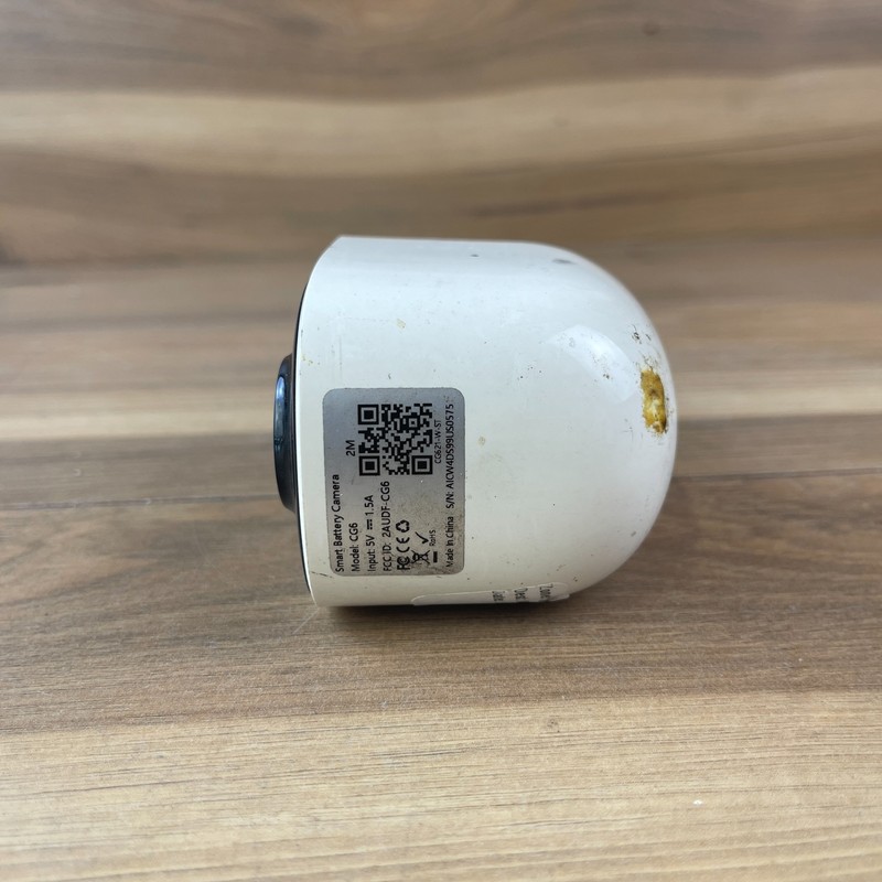 DZEES CG6 Home Security Camera White Indoor/Outdoor Battery Powered (Parts Only) gallery