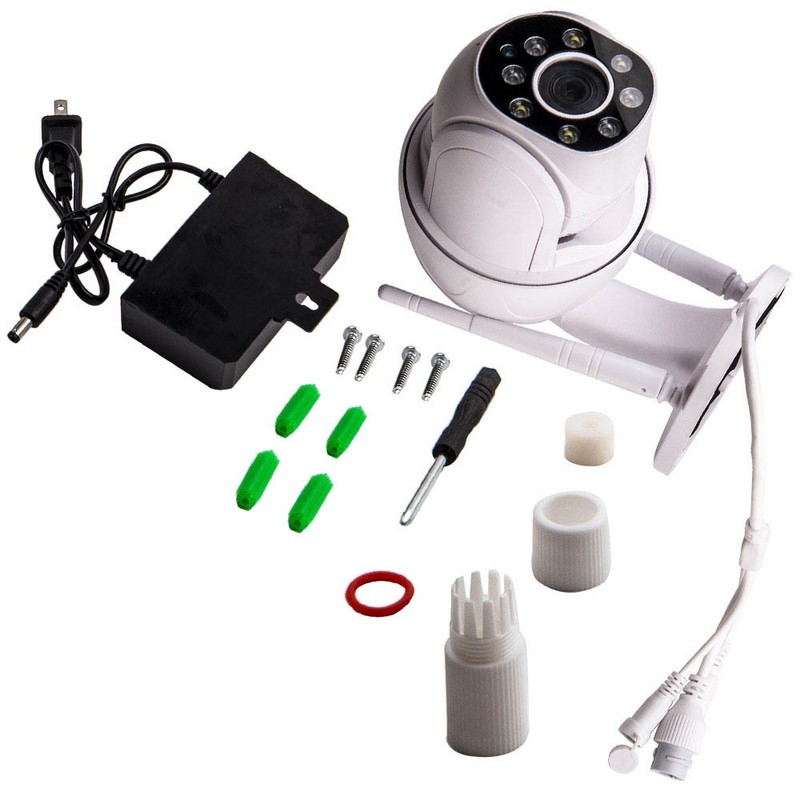 New 1080p FHD Outdoor PTZ IP Speed Dome Wireless Pan Tilt Security Camera IP66