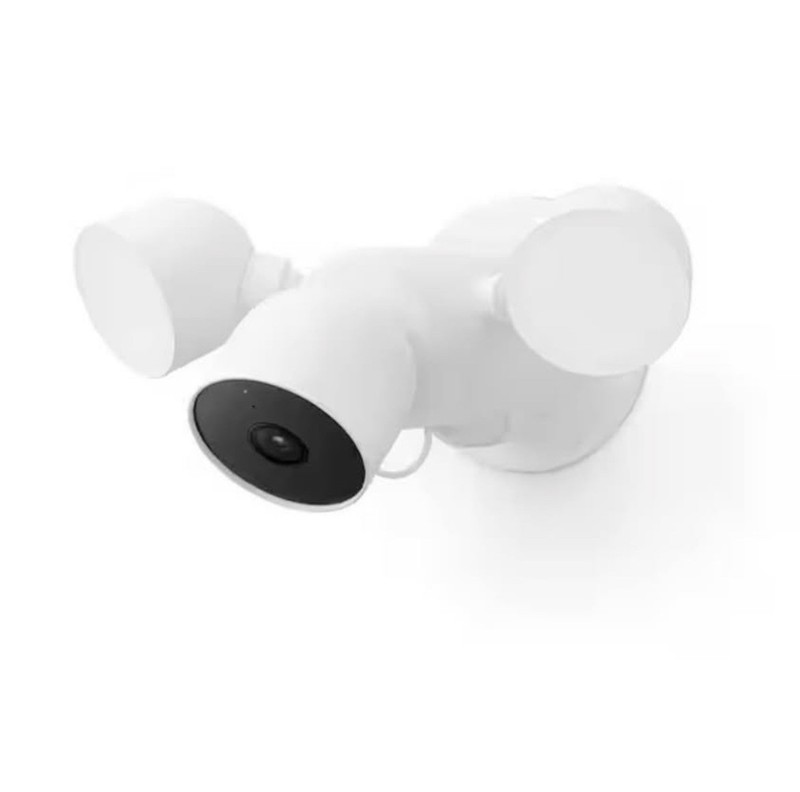 Google Nest Cam with Floodlight - Wired Outdoor Smart Home Security Camera gallery