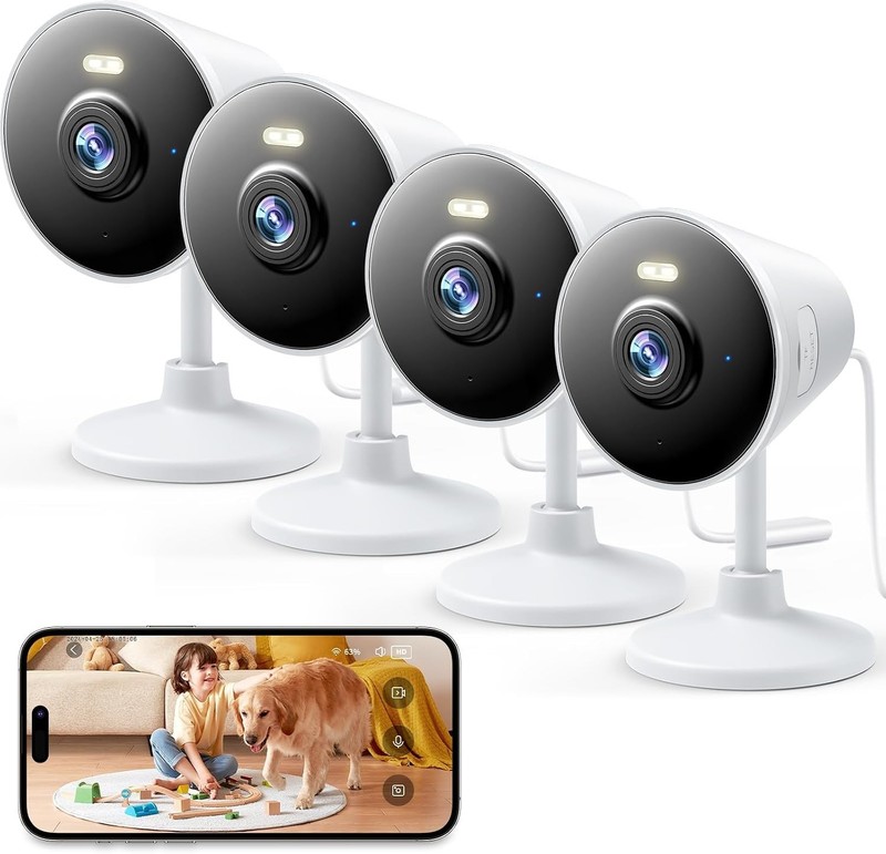 Weatherproof Security Camera with 2-Way Audio & Smart Alerts - Alexa Compatible gallery