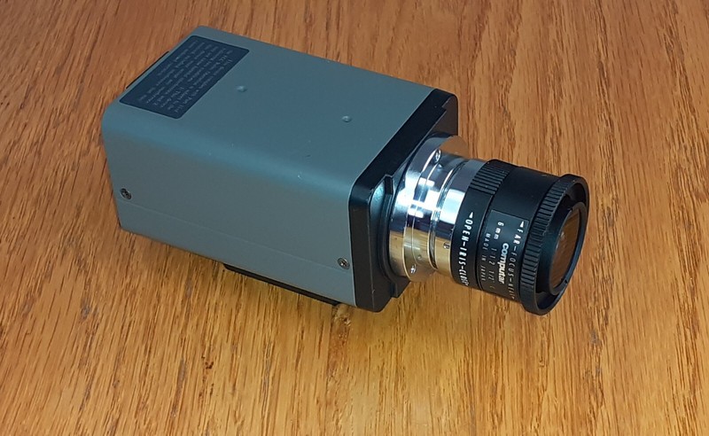 CCTV Security Video Camera with Computar Lens 6 mm 1:1.2 1/2