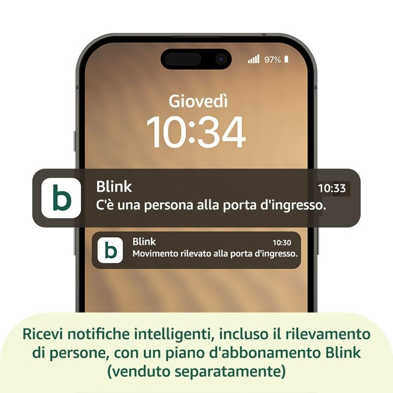 2x Blink Video Doorbell 1440p 2nd Generation WiFi Alexa Kit NEW Sealed gallery