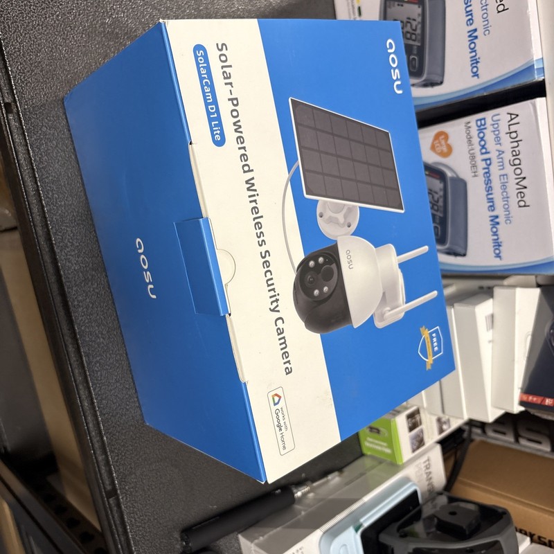 AOSU SolarCam D1 Classic 2K Wireless Black and White Camera gallery