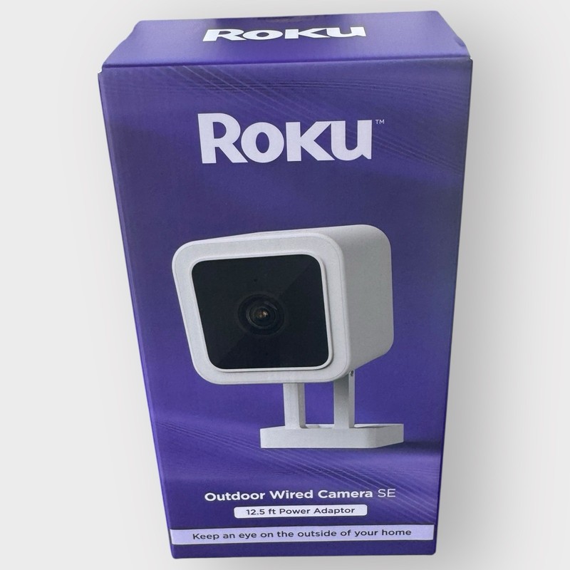 Roku Outdoor Wired Camera SE 12.5FT Power Adapter - Security Camera CW2005 NEW