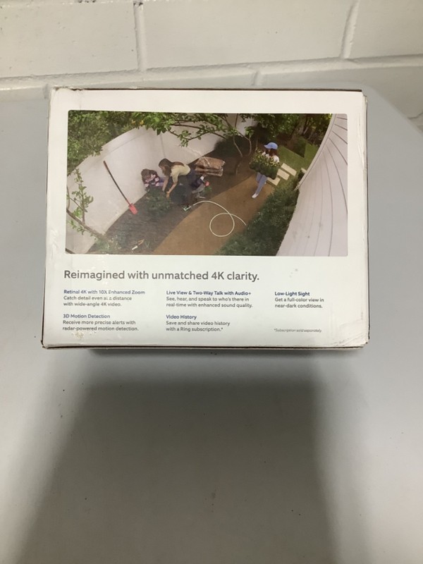 Ring Outdoor Cam Pro Plug-In Retinal 4K Security Camera Black B0DDR3N96D gallery