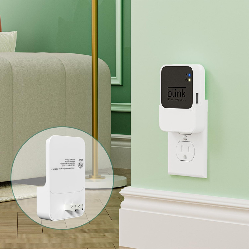 Outlet Wall Mount for Blink Sync Module 2, 2-In-1 Charging Station(Mount & Charg gallery