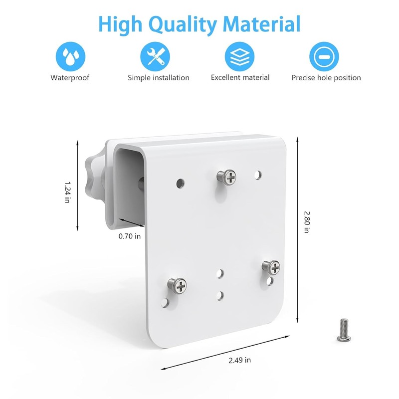 Gutter Mount for Solar Security Cameras Wireless Outdoor SolarCam D1 Class gallery