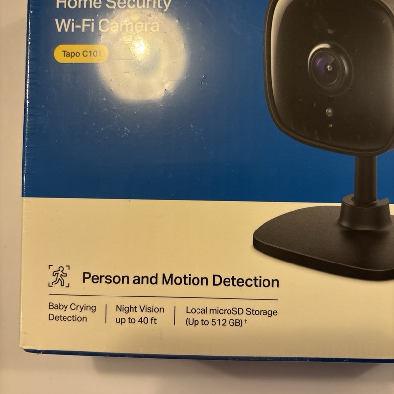 TP-Link Tapo Home Security 1080p Full HD Wi-Fi Camera Black C101 gallery