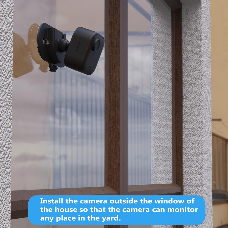 Blink Mount with Dual Suction Cup, No-Drill, No Need Adhesive, Mounted on Smo... gallery