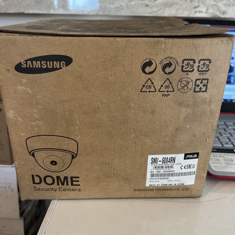 Samsung Dome SECURITY CAMERA SNV-6084RN 2M IR NETWORK VANDAL