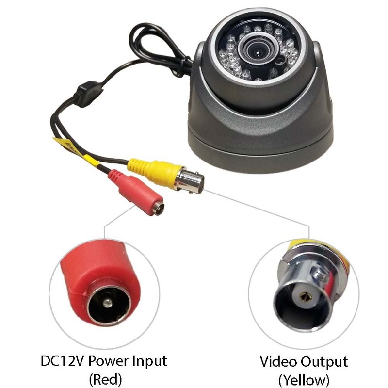 CNB LJP-50S Analog IR Vandal Dome Camera 700TVL 960H CCD 24 IR LEDs IP66 Pelco-C gallery