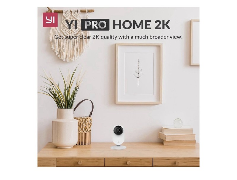 YI Pro Home 2K Indoor Wi-Fi IP Security Camera, Night Vision, Two-Way Audio gallery