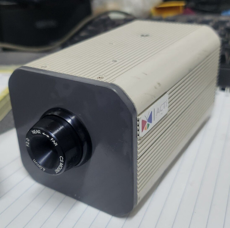 ACTi KCM-5111 H.264 Megapixel IP D/N PoE Box Camera w/CS-MOUNT F2.0 4.0mm Lens