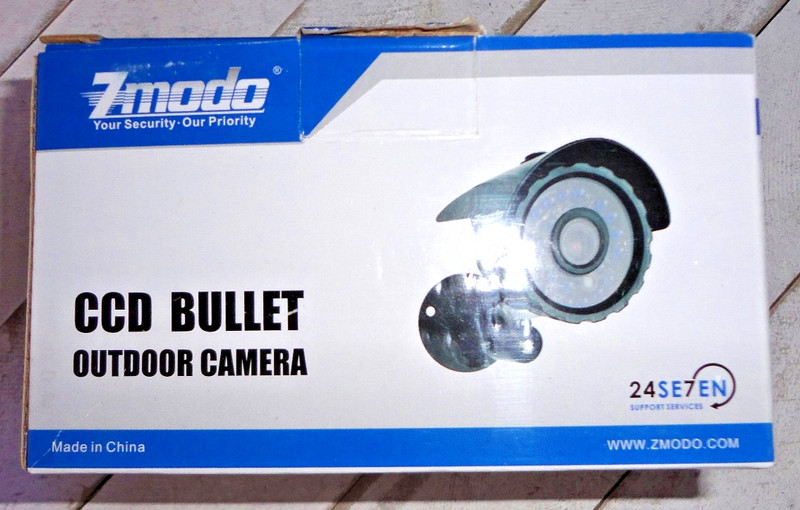 Zmodo CNR-BBS23NM- BK Security Camera Indoor/Outdoor w/ BNC Cable / CM-N22623BK