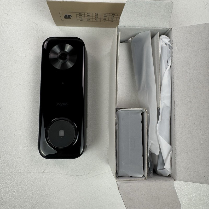 Aqara G400 Doorbell Camera w/Chime 2K HD HomeKit Alexa WiFi 6 Wired Open Box gallery