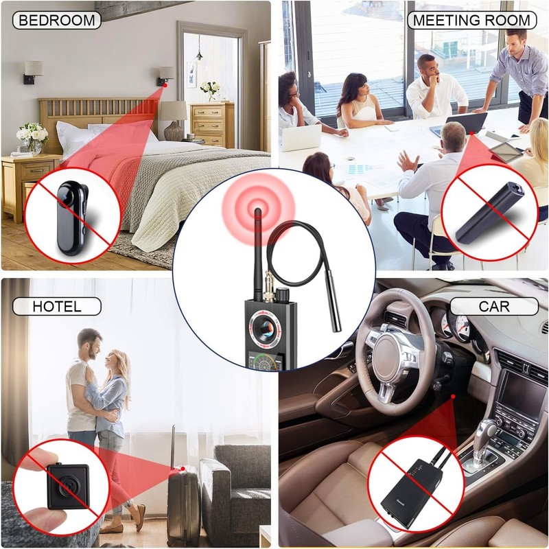Hidden Camera Detector with Signal Strength Detection, Infrared Camera Finder... gallery