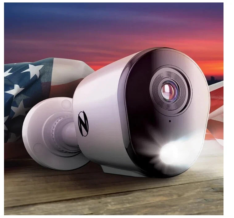 Night Owl 4K Wired Security Camera w/ Spotlight CM-FTD8LS-B | No Accessories gallery