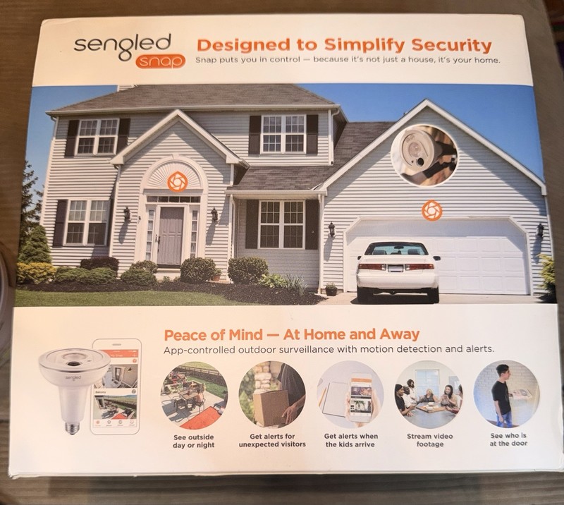 New Unsealed Sengled LED Wireless Camera outdoor monitoring Floodlight 60W gallery