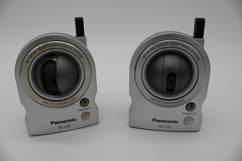 UNTESTED - 2x Panasonic BL-C30 Video Monitoring Surveillance Network Camera
